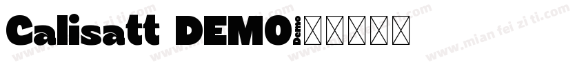 Calisatt DEMO字体转换